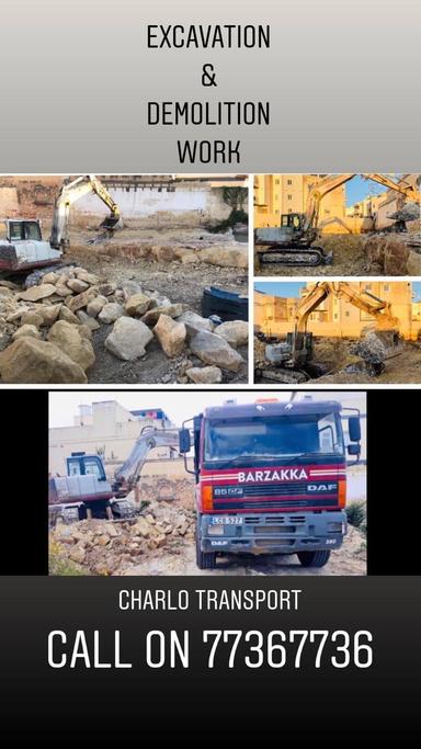 Excavation & Demolition Work Charlot Chetcuti